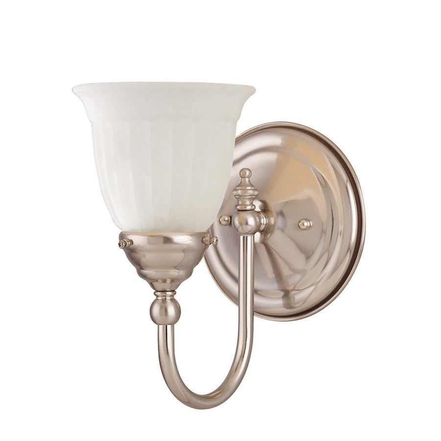 Savoy House Brunswick 1 Light Wall Sconce, Satin Nickel - 8-1062-1-SN