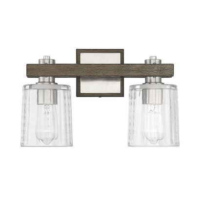 2 Light Bathroom Vanity Light, Durango