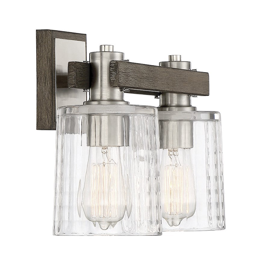 2 Light Bathroom Vanity Light, Durango