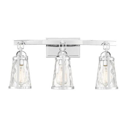 Savoy House Albany 3 Light Bath Vanity, Polished Chrome - 8-560-3-11