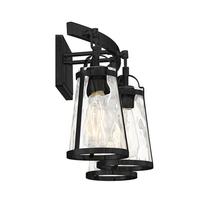 3 Light Bathroom Vanity Light, Black