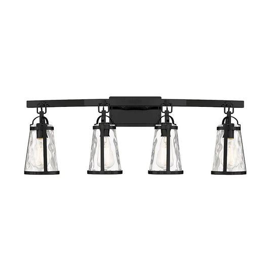 Savoy House Albany 4 Light Bath Vanity, Black - 8-560-4-BK