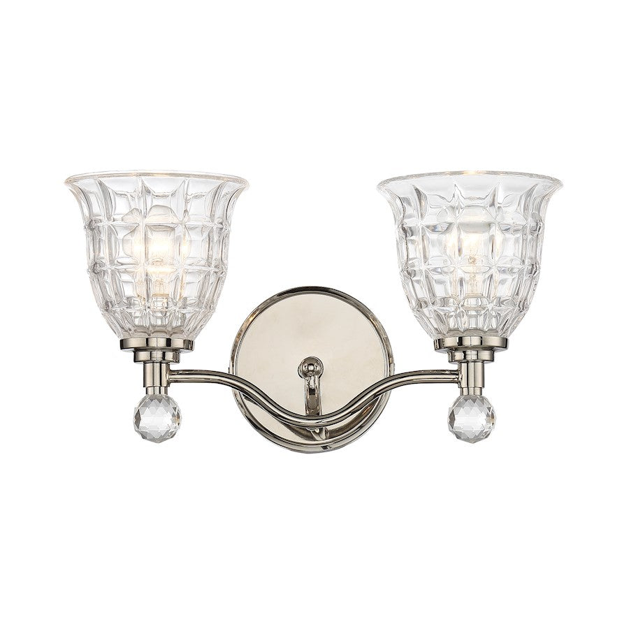 Bathroom Vanity Light, Polished Nickel