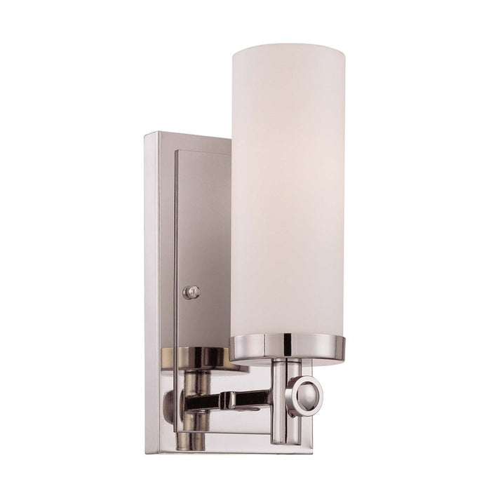 Savoy House Manhattan 1 Light Sconce in Polished Nickel