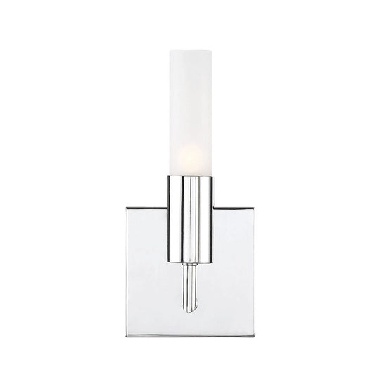 Deacon 1 Light Wall Sconce, Polished Chrome