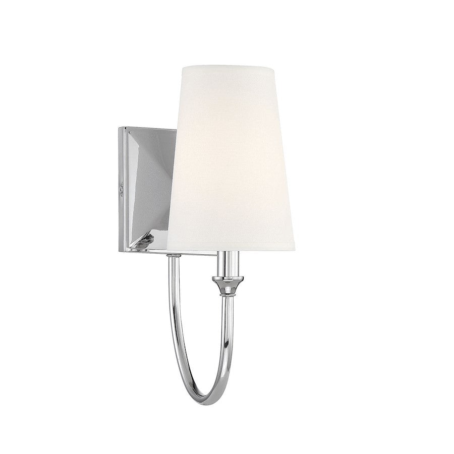 Savoy House Cameron 1 Light Sconce, Polished Nickel - 9-2542-1-109