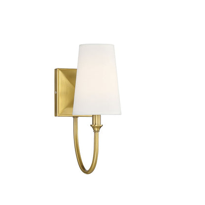 Savoy House Cameron 1 Light Sconce, Warm Brass - 9-2542-1-322