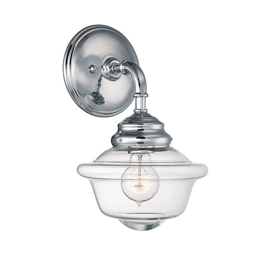 Fairfield 1 Light Sconce, Chrome