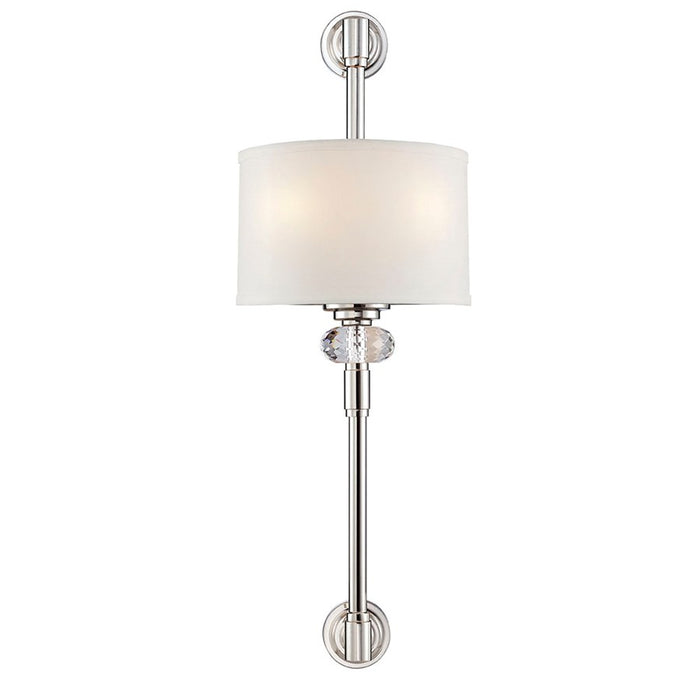 Savoy House Marlow 2 Light Sconce, Polished Nickel