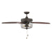 Meridian Industrial 3 Light Ceiling Fan, Oil Rubbed Bronze - M2006ORB