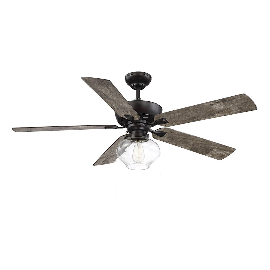 Meridian Farmhouse 52" 1 Light Ceiling Fan