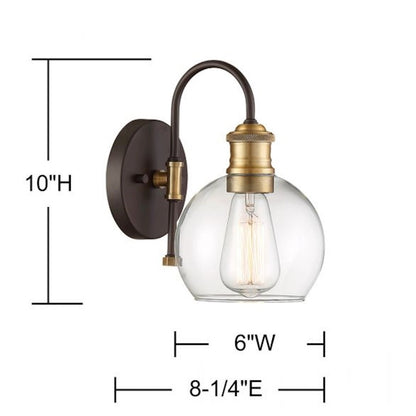 Meridian Industrial 1 Light 10" Outdoor Wall Lantern