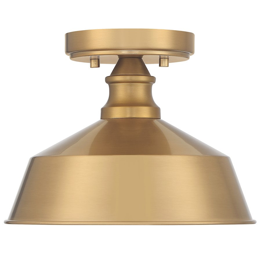 Meridian Vintage 1 Light Semi Flush