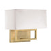 Meridian Contemporary 2 Light Wall Sconce, Brushed Nickel - M90095BN