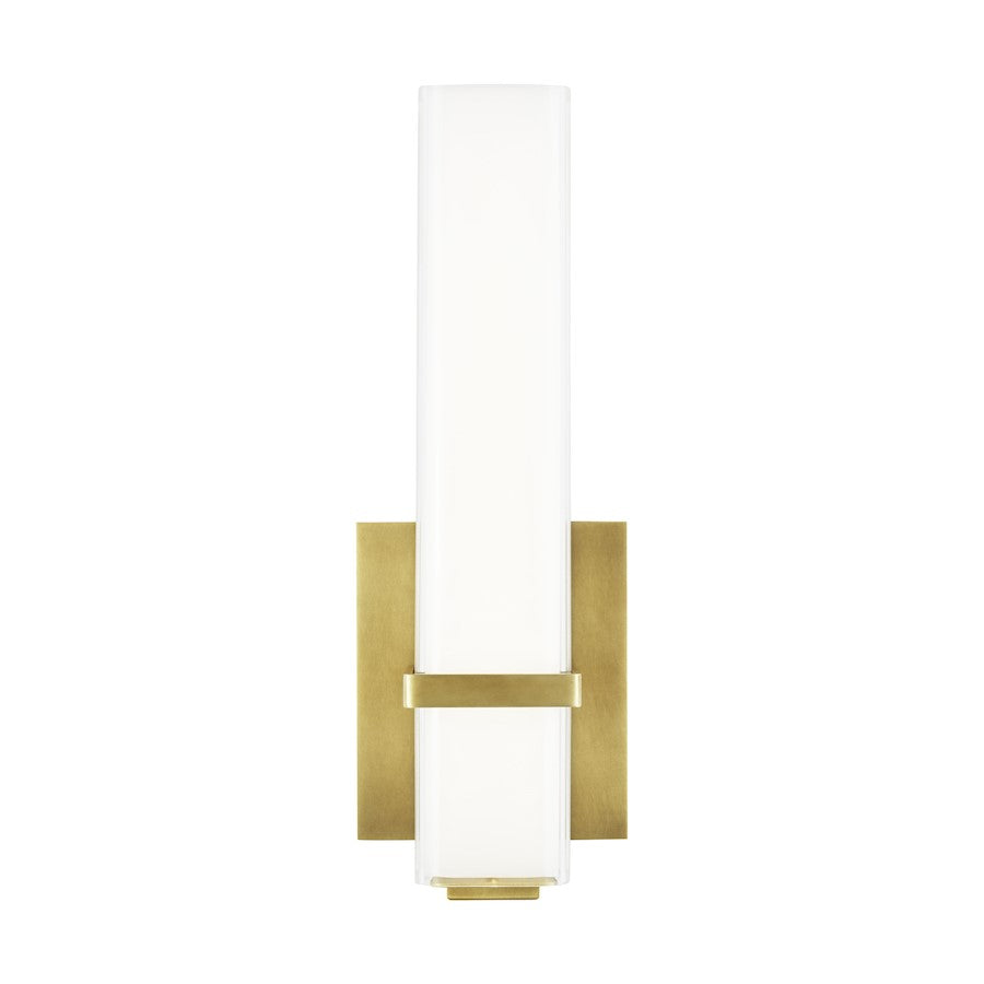 Tech Lighting Milan 1 Light 13", 120V Sconce, Brass - 700BCMLN13WNB-LED930