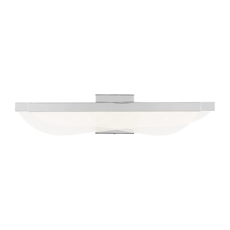 Tech Lighting Nyra 1 Light 120V Wall Sconce, Nickel - 700BCNYR25N-LED930