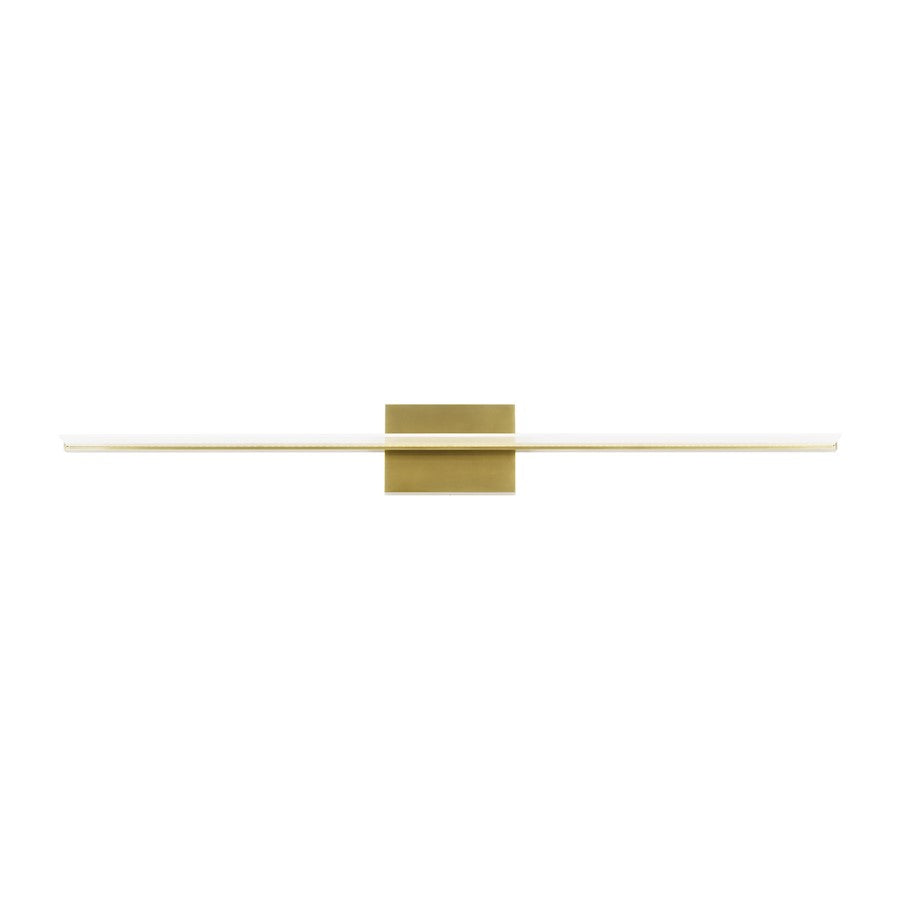 Tech Lighting Span 1 Light 47" Wall Sconce, Plated Brass - 700BCSPANB4BR-LED930