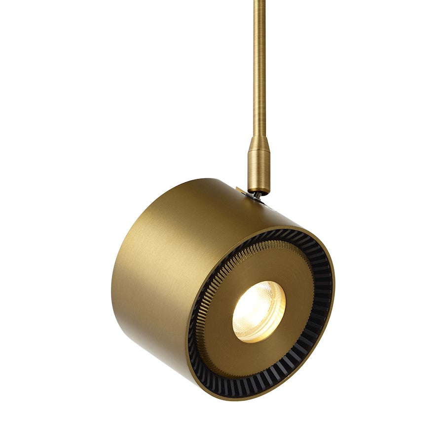 Visual Comfort Modern FJ-Iso Head 930 50", Aged Brass-LED