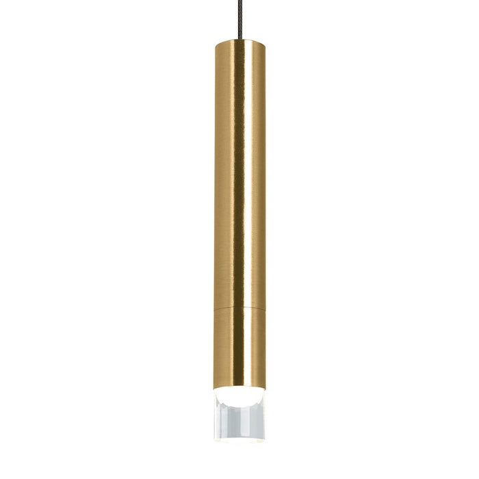 Visual Comfort Modern FJ-Moxy Pendant, Aged Brass-LED