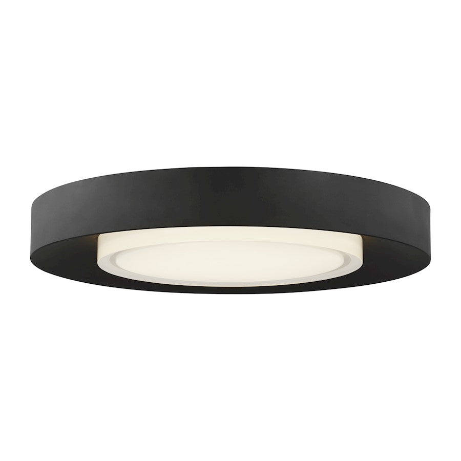 Tech Lighting Hilo 1 Light 16" Flush Mount, Black - 700FMHLO16B-LED927