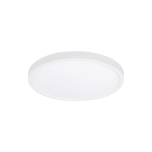 Tech Lighting Lotus 1 Light Round 12" Flush Mount, White - 700FMLTSR12W-LED930