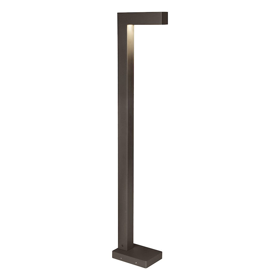 Visual Comfort Modern Strut Outdoor Bollard 42 TY2, Black 827 UNV