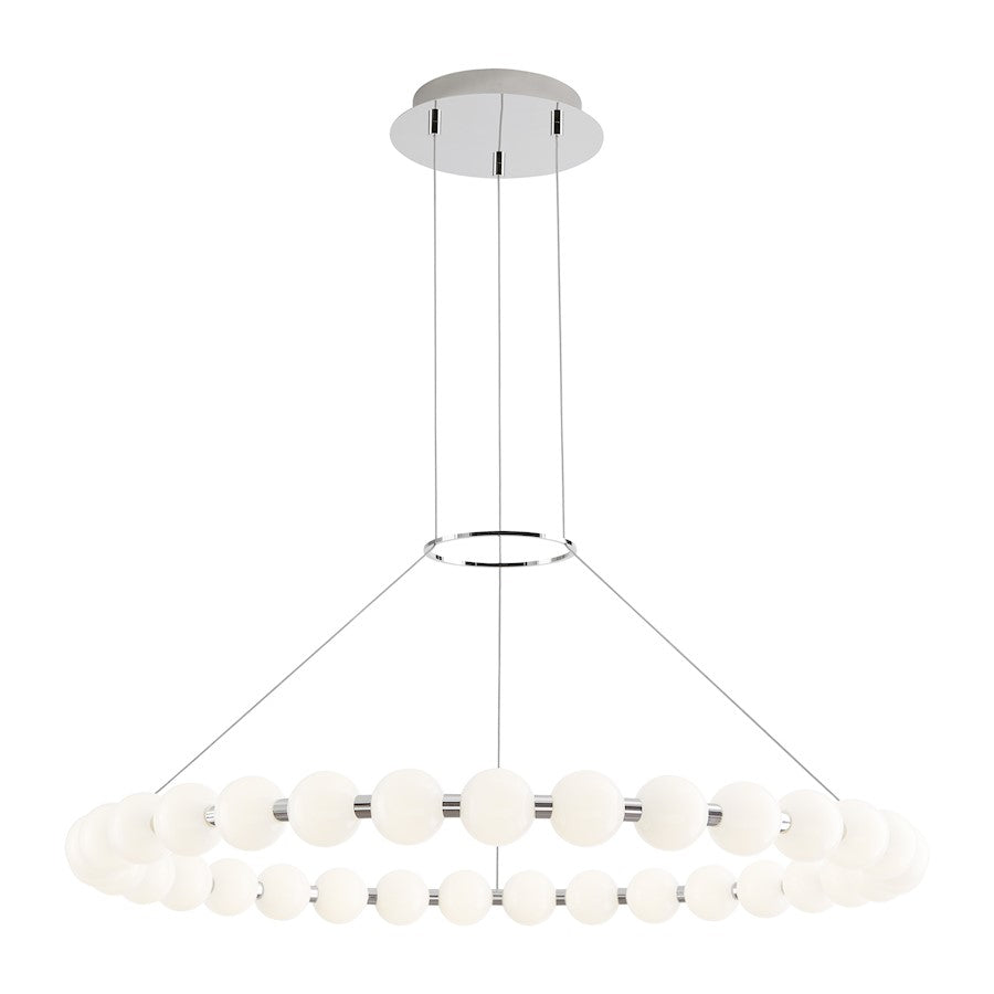 Tech Lighting Orbet 1 Light 36" Chandelier in Polished Nickel - 700OBT36N-LED927