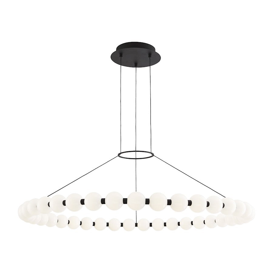 Tech Lighting Orbet 1 Light 42" Chandelier, Nightshade Black - 700OBT42B-LED927