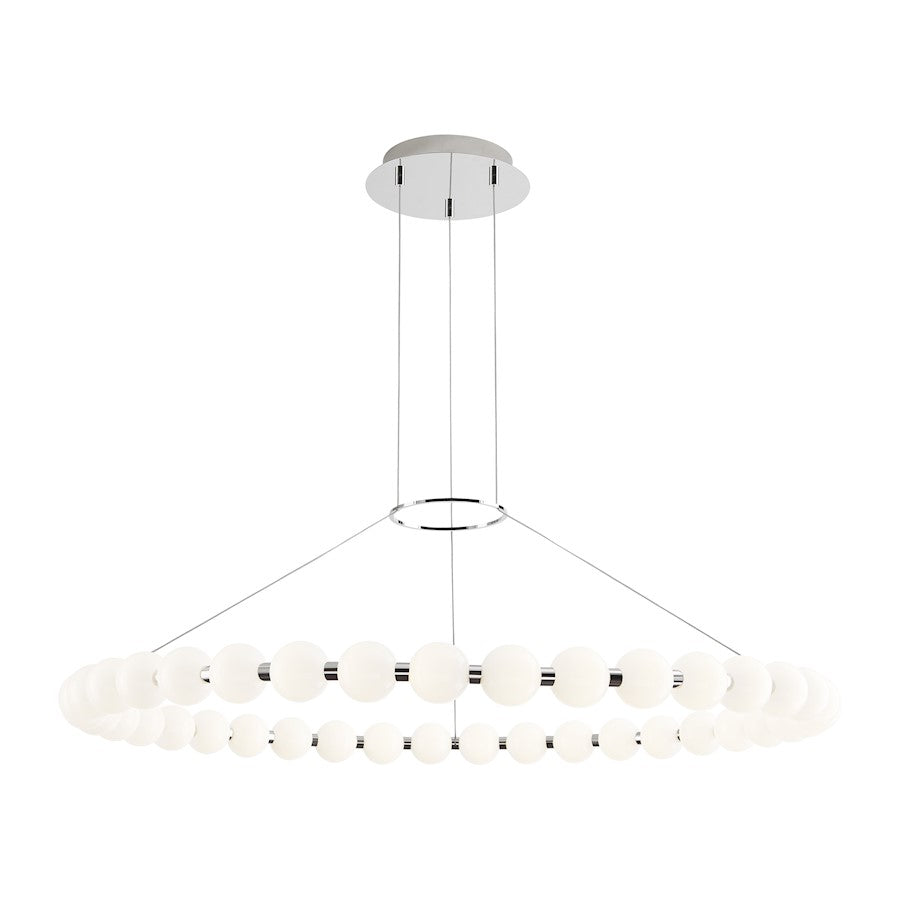 Tech Lighting Orbet 1 Light 42" Chandelier in Polished Nickel - 700OBT42N-LED927