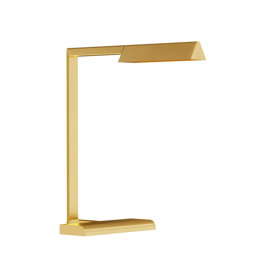 Tech Lighting Dessau 16" Table Lamp, Natural Brass - 700PRTDES16NB-LED927