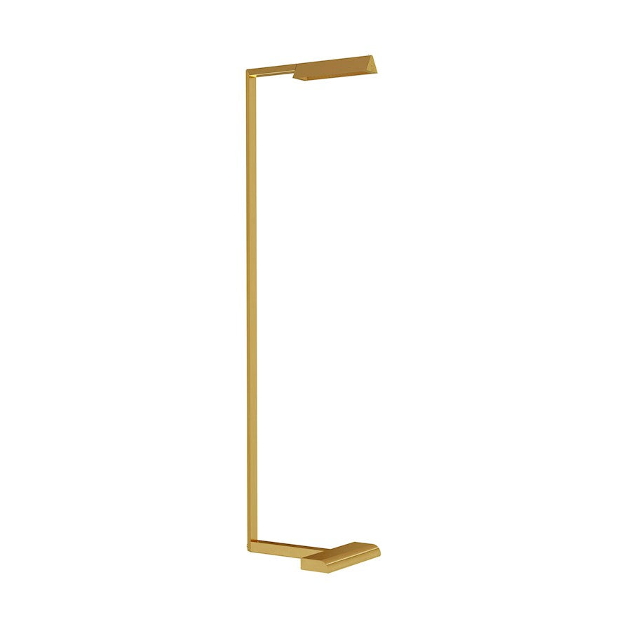 Tech Lighting Dessau 46" Floor Lamp, Natural Brass - 700PRTDES46NB-LED927