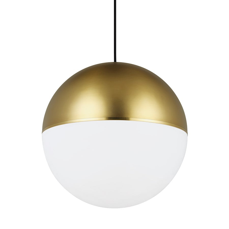 Tech Lighting Akova Grande 1 Lt LED Pendant, White/Chrome - 700TDAKV13WC-LED927