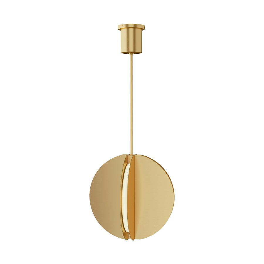 Tech Lighting Bau 18" 1 Light Pendant, Natural Brass - 700TDBAU18NB-LED930