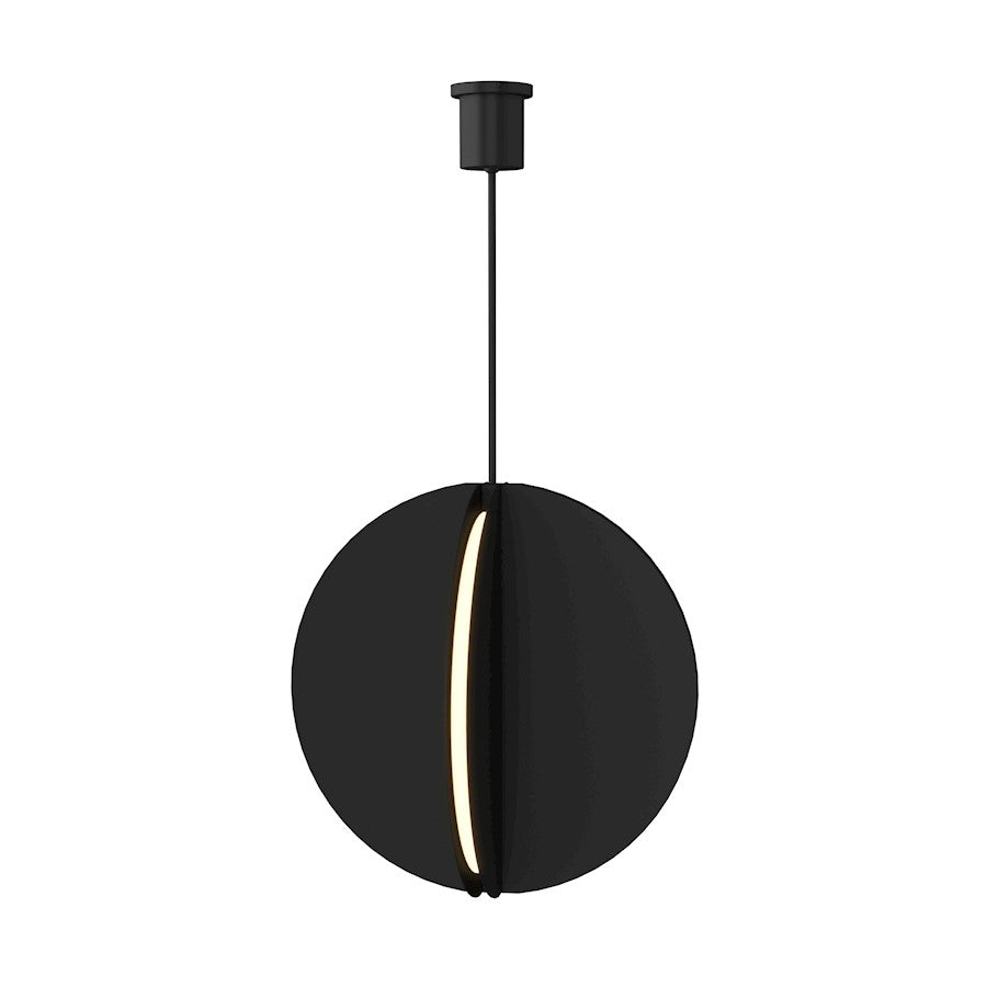 Tech Lighting Bau 28" 1 Light Pendant, Nightshade Black - 700TDBAU28B-LED930