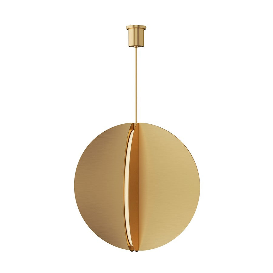 Tech Lighting Bau 36" 1 Light Pendant, Natural Brass - 700TDBAU36NB-LED930