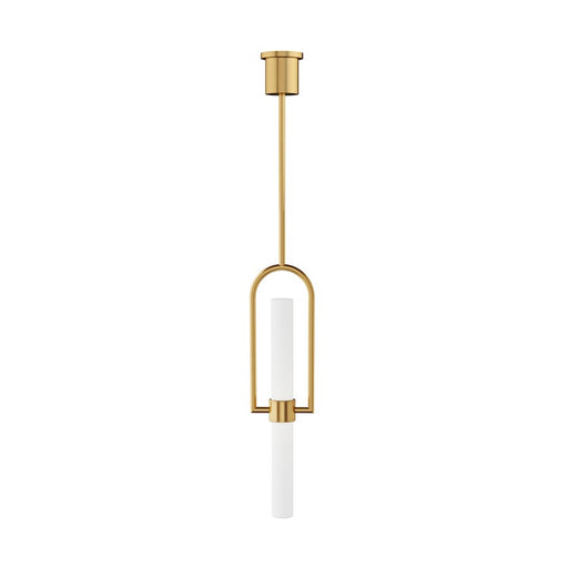 Tech Lighting Calumn Pendant, Natural Brass - 700TDCLMNB-LED930