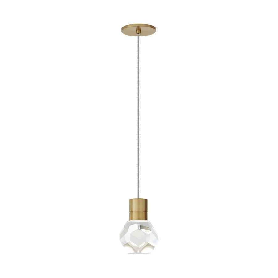 Visual Comfort Modern Kira 1Lt Pendant/LED922, BS/BK/WH - 700TDKIRAP1INB-LED922