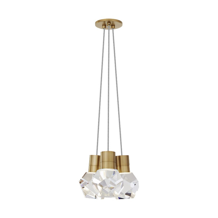 Visual Comfort Modern Kira 3Lt Pendant/LED930, BS/BK/WH - 700TDKIRAP3INB-LED930