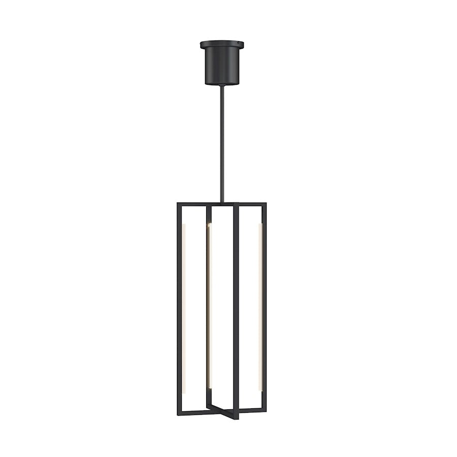 Tech Lighting 1 Light Kenway 18" Pendant, Nightshade Black - 700TDKNW18B-LED930