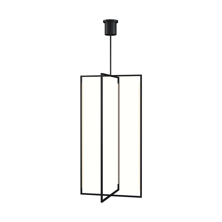 Tech Lighting 1 Light Kenway 42" Pendant, Nightshade Black - 700TDKNW42B-LED930