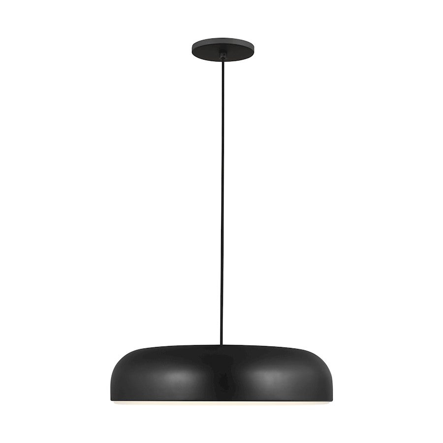 Tech Lighting Kosa 1 Light Pendant in Nightshade Black - 700TDKOSA18B-LED930