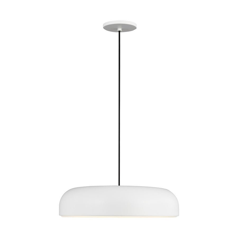 Tech Lighting Kosa 1 Light Pendant in Matte White - 700TDKOSA18W-LED930