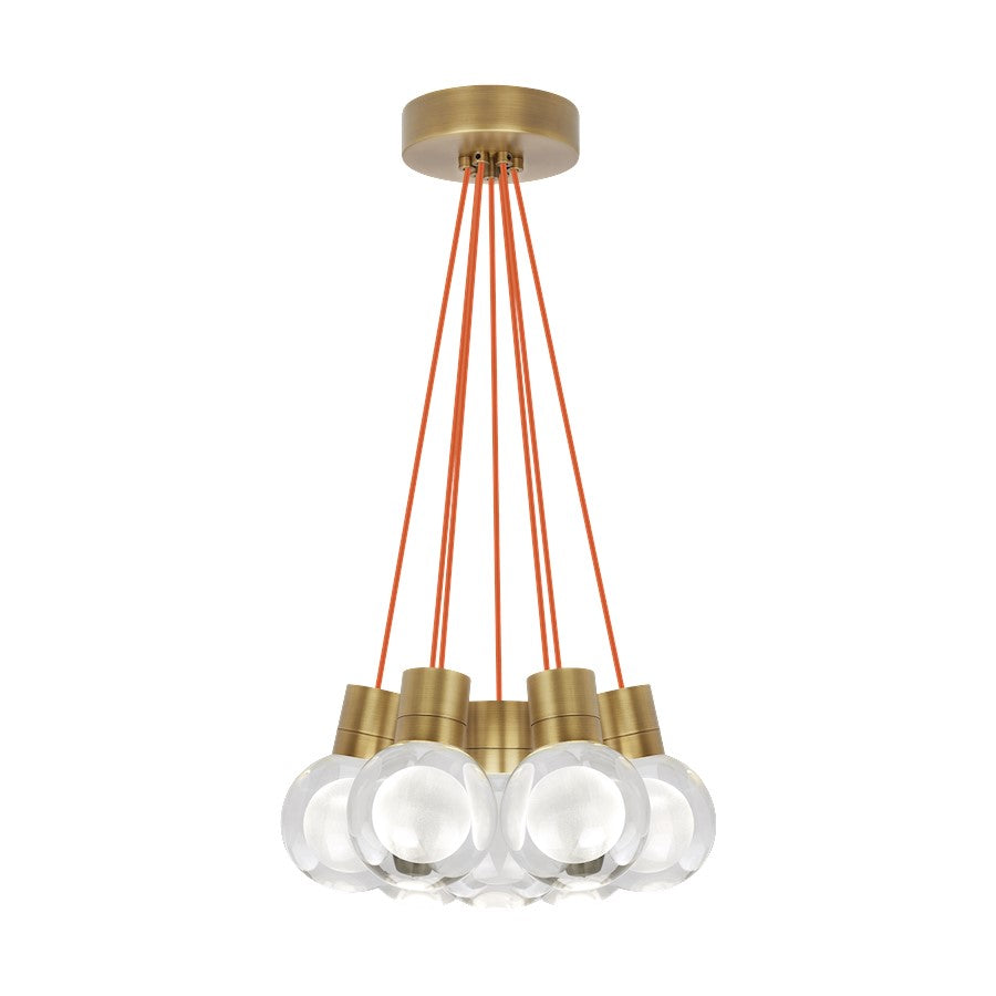 Visual Comfort Modern Mina 7Lt Pendant/LED922, BS/LE/OR - 700TDMINAP7CONB-LED922