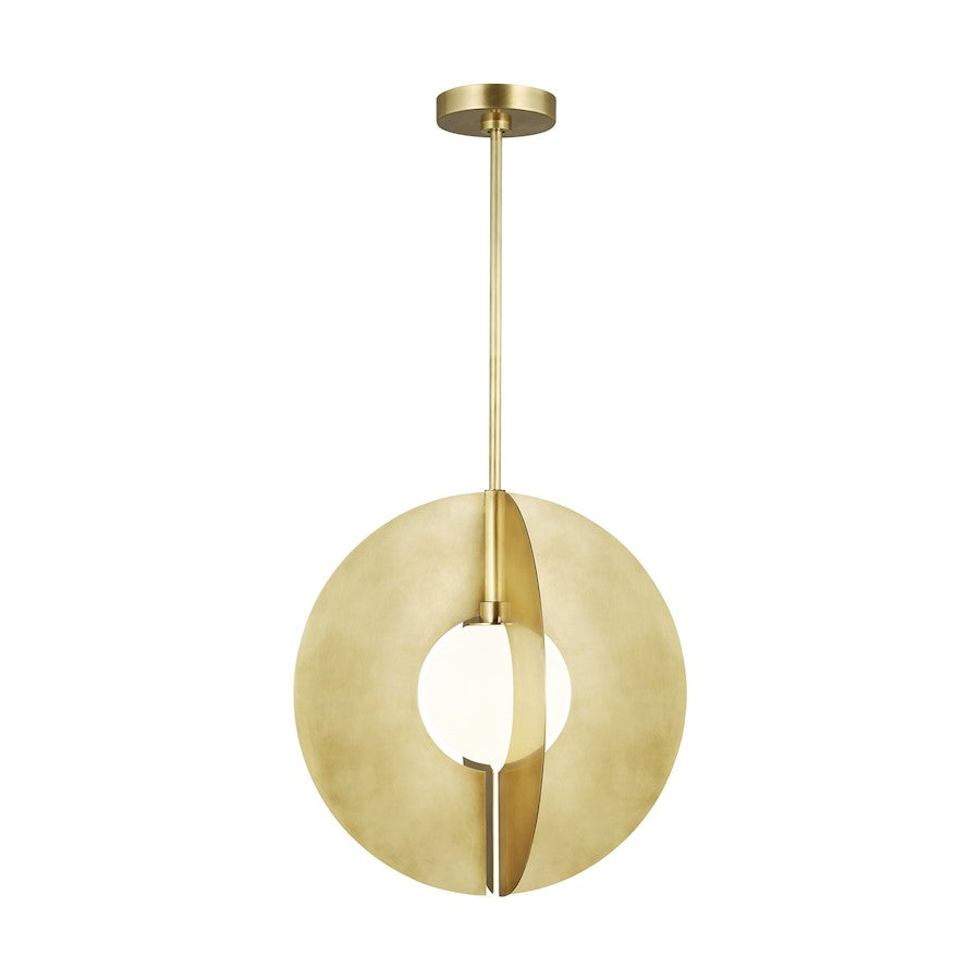 Tech Lighting Orbel 1 Light LED Pendants in Natural Brass - 700TDOBLRGNB-LED930