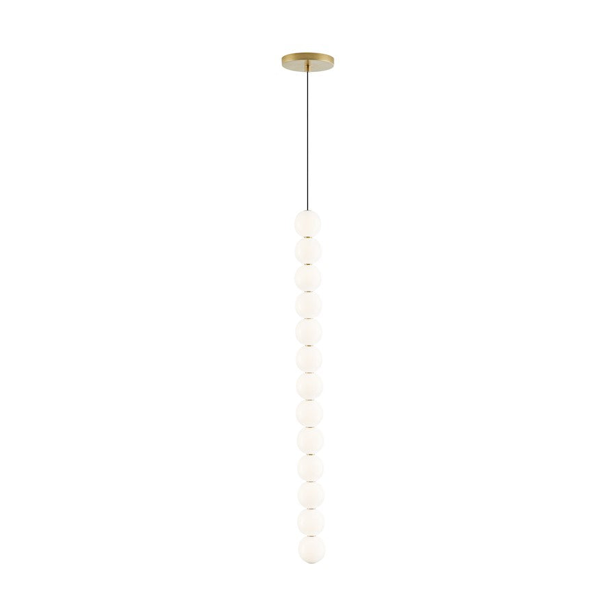 Tech Lighting Orbet 1 Light Pendant in Natural Brass - 700TDOBT13NB-LED927