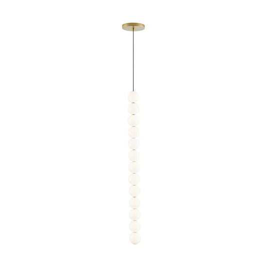 Tech Lighting Orbet 1 Light Pendant in Natural Brass - 700TDOBT13NB-LED927