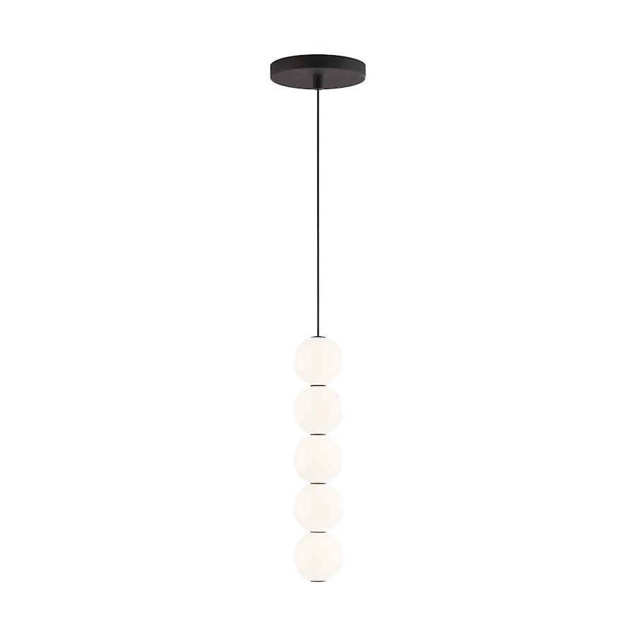 Tech Lighting Orbet 5 Light Pendant in Nightshade Black - 700TDOBT5B-LED927