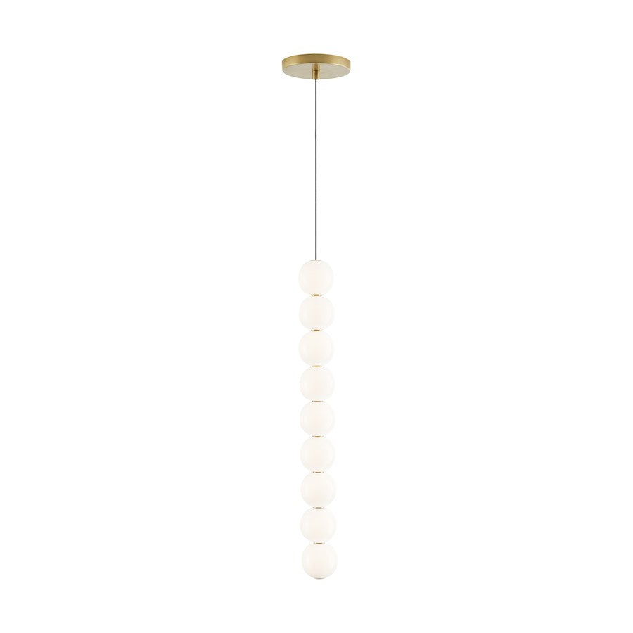 Tech Lighting Orbet 9 Light Pendant in Natural Brass - 700TDOBT9NB-LED927