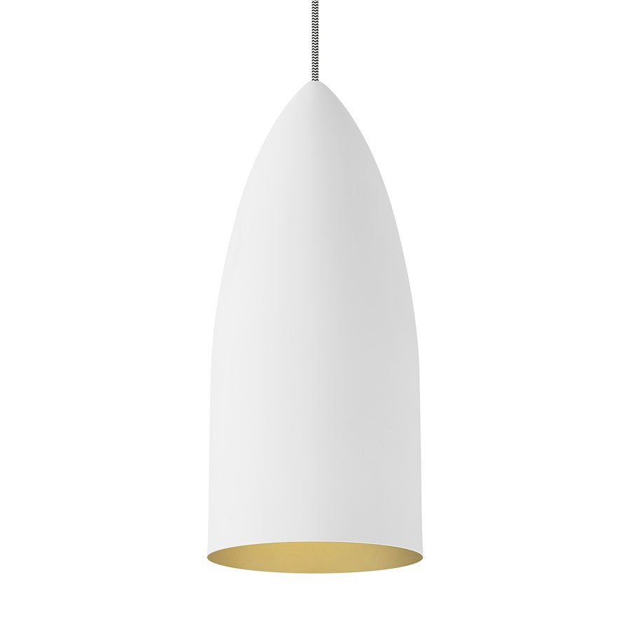 Signal Pendant, White/Platinum NL