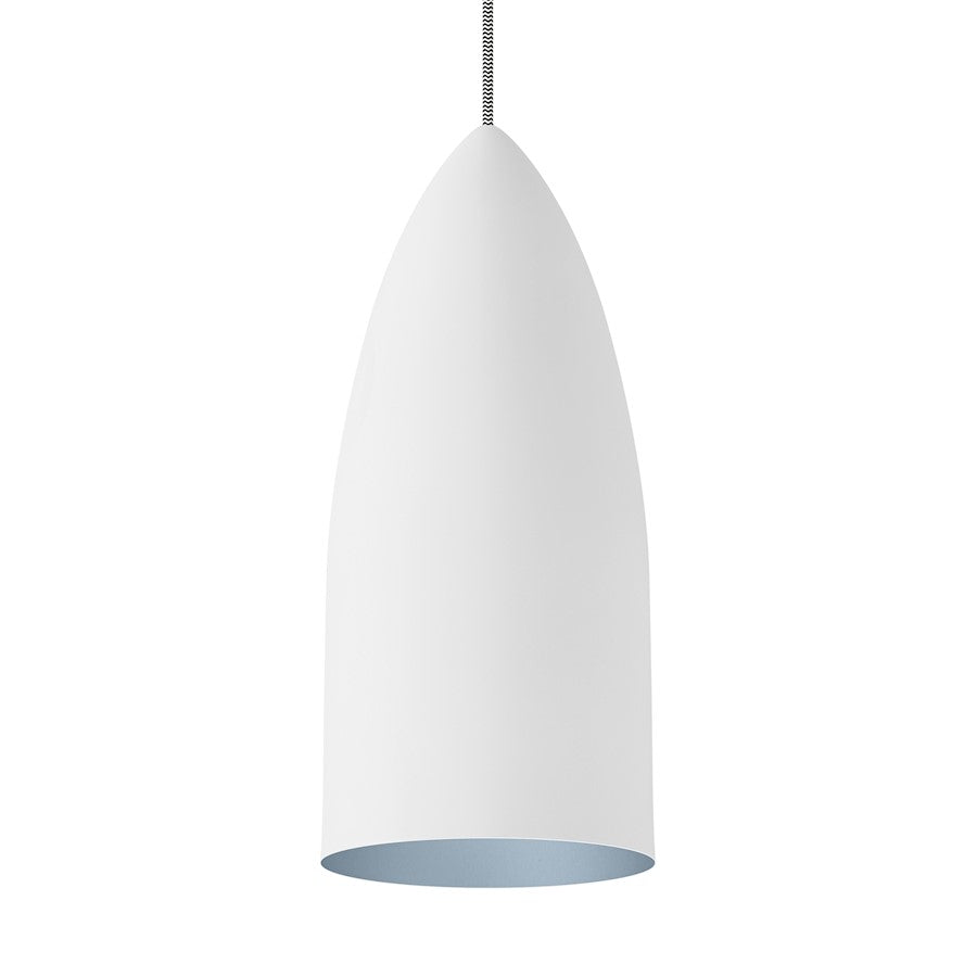 Signal Pendant, White/Platinum NL